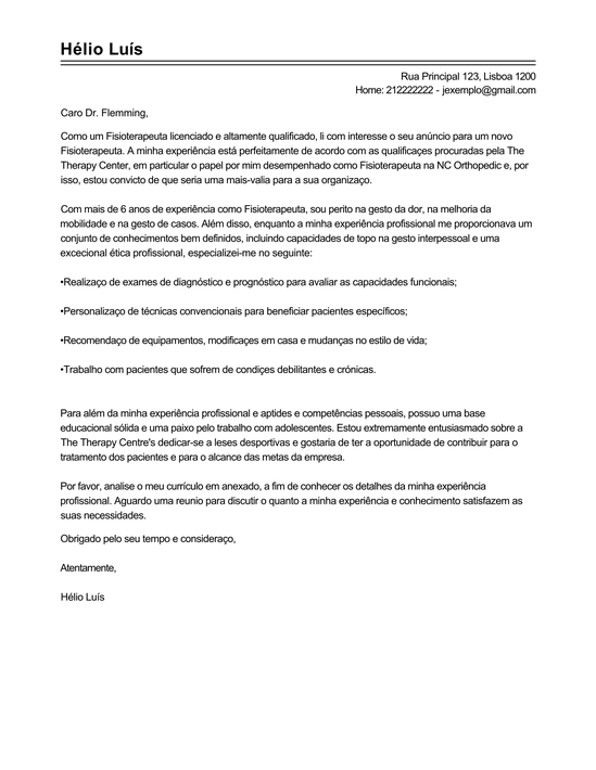 Carta De Agradecimento Pelo Envio De Curriculum