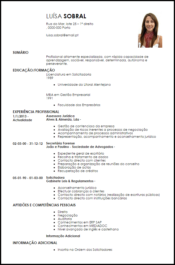 Modelo Curriculum Vitae Agente de Segurança Profissional 